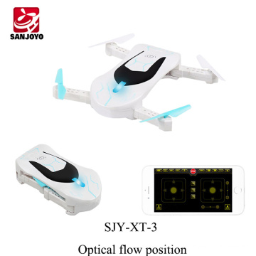 Drone plegable con forma de coche SJY-XT-3 control de aplicación de drone de bolsillo Wifi FPV drone con cámara HD 720P Altitude hold PK Eachine E52